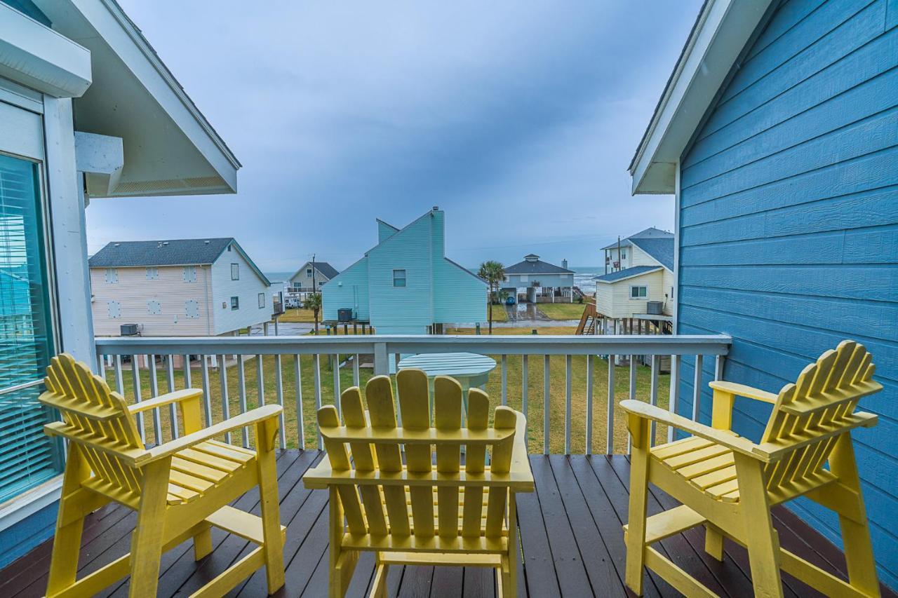 Hot Tub - Ocean Views - Steps To Private Beach - Quiet Location Galveston Extérieur photo