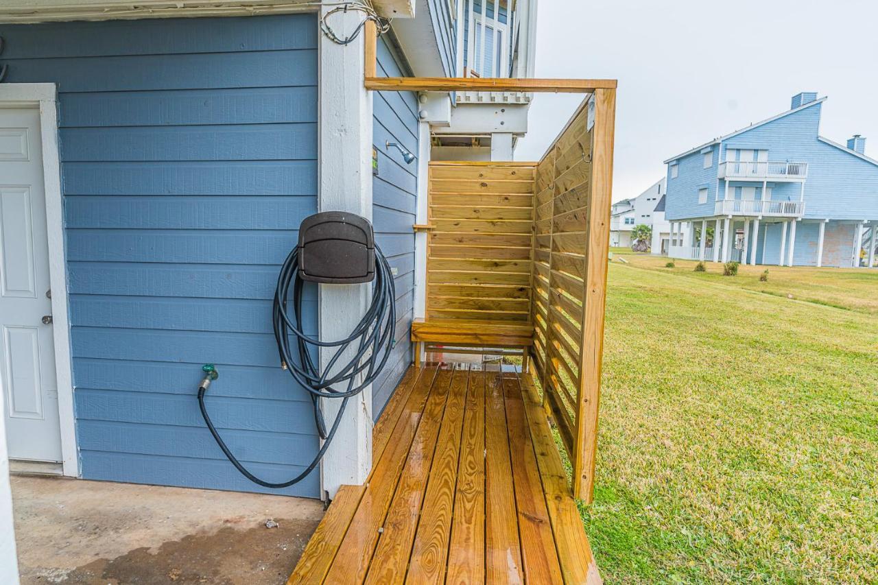 Hot Tub - Ocean Views - Steps To Private Beach - Quiet Location Galveston Extérieur photo